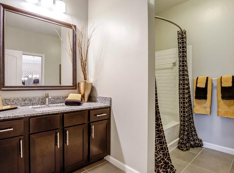 Modern Bathroom at Greymont Village Apartments